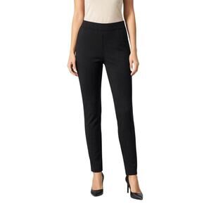 Eileen Fisher Mid Rise Ponte Pull-On Slim Pants Black size XS